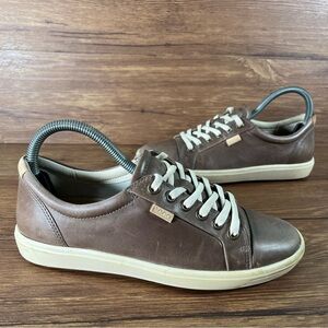 ECCO SOFT 7 Leather Low Top Sneakers Women’s Size 6.5 (37) Shoes